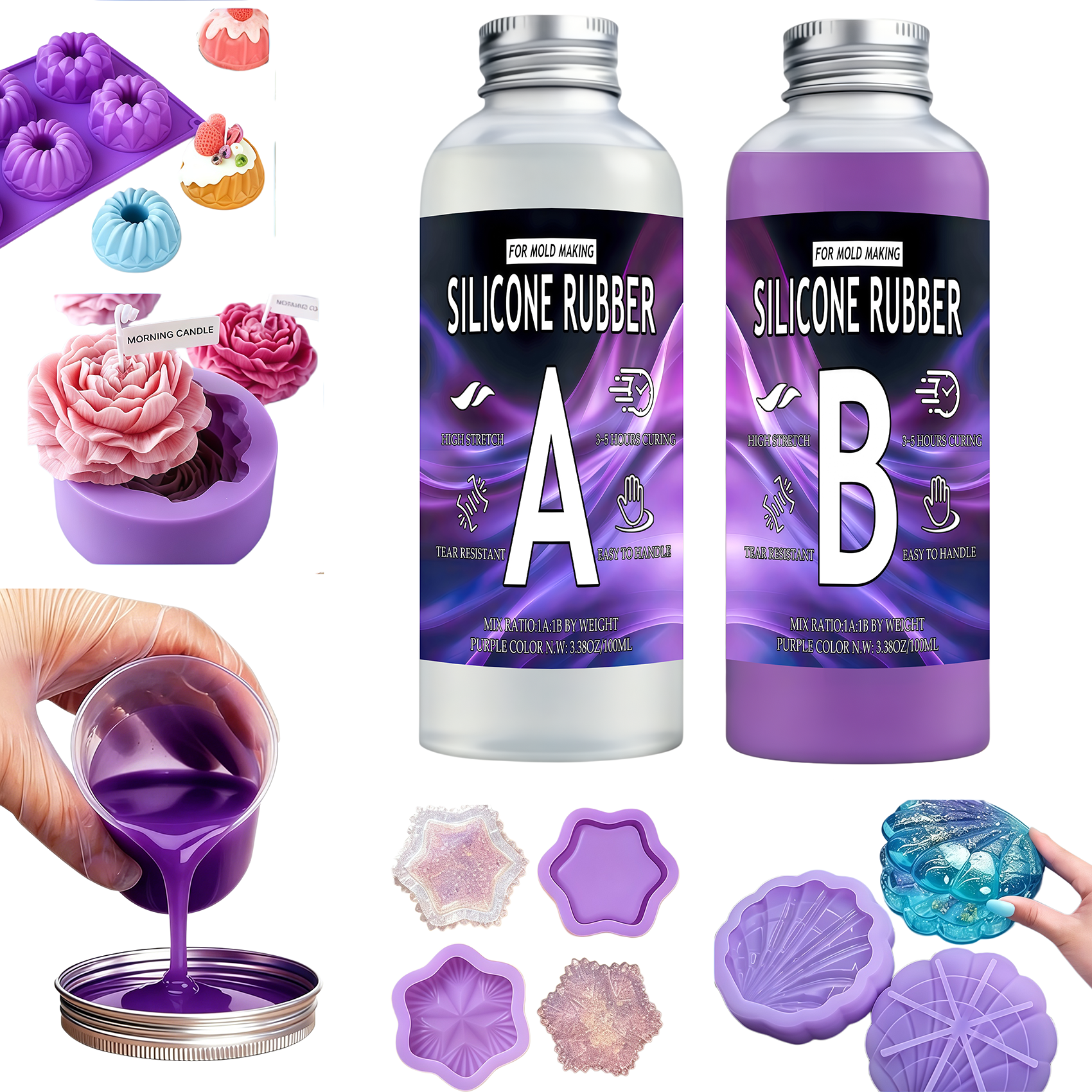 3D Printing Industry - Platinum-cured liquid silicone mold kit, 1:1