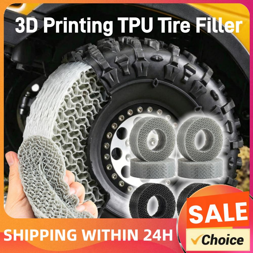 3D Printing Toys - 4Pcs 1.9-Inch 3D Printing TPU Tire