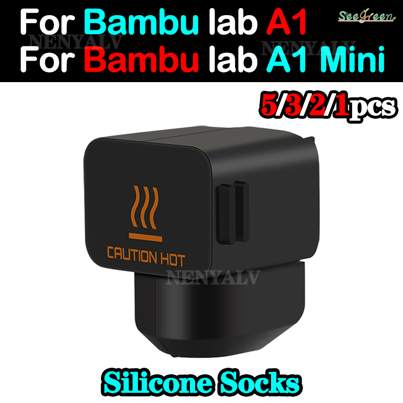 3D Printer Hotend Kit - For Bambu lab A1 Silicone Socks
