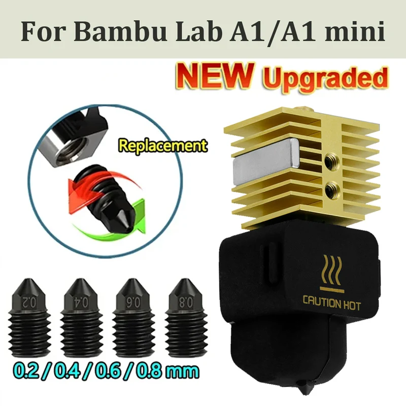3D Printer Hotend Kit - New Hotend For Bambu Lab A1