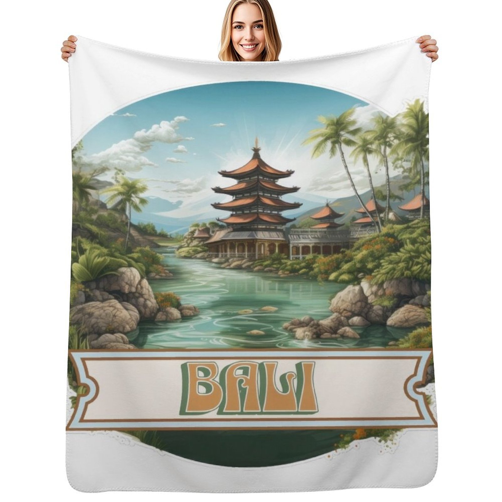 3D Printing Bali - Bali Indonesia Throw Blanket Air Conditioner