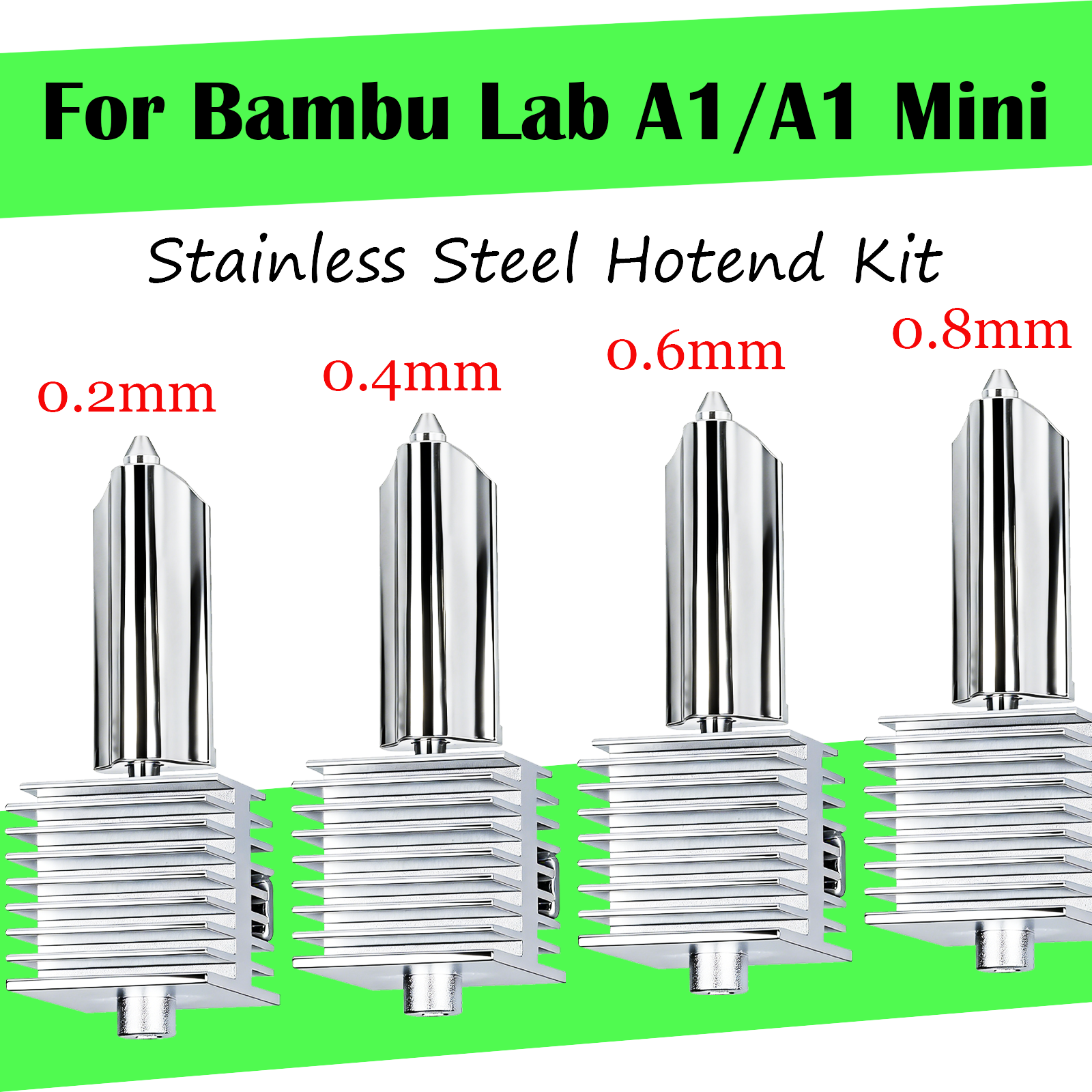 Nozzle 0.4Mm Hardened - A1 Mini/A1 Hotend Print Head Hot