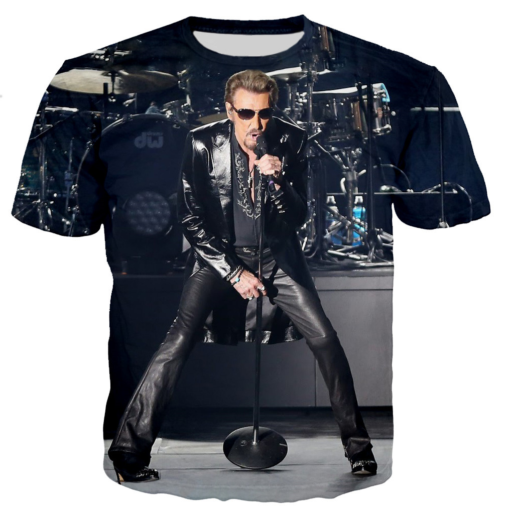 Johnny Hallyday 3D Printed T-s - огляд і ціна 3D Printing Industrial