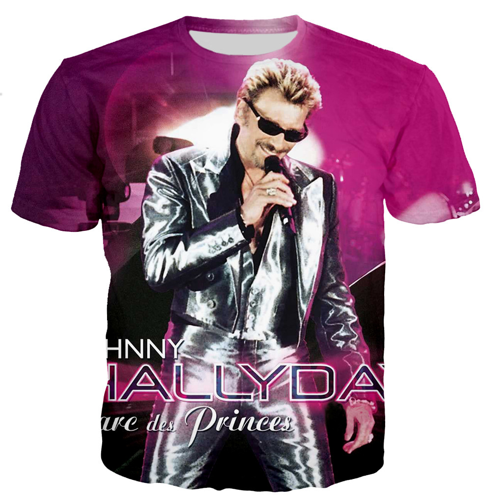 Johnny Hallyday 3D Printed T-s - огляд і ціна 3D Printing Industrial