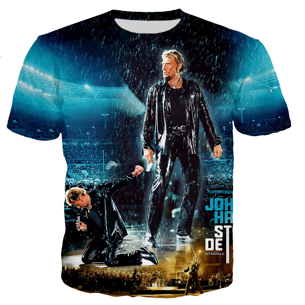 Johnny Hallyday 3D Printed T-s - огляд і ціна 3D Printing Industrial