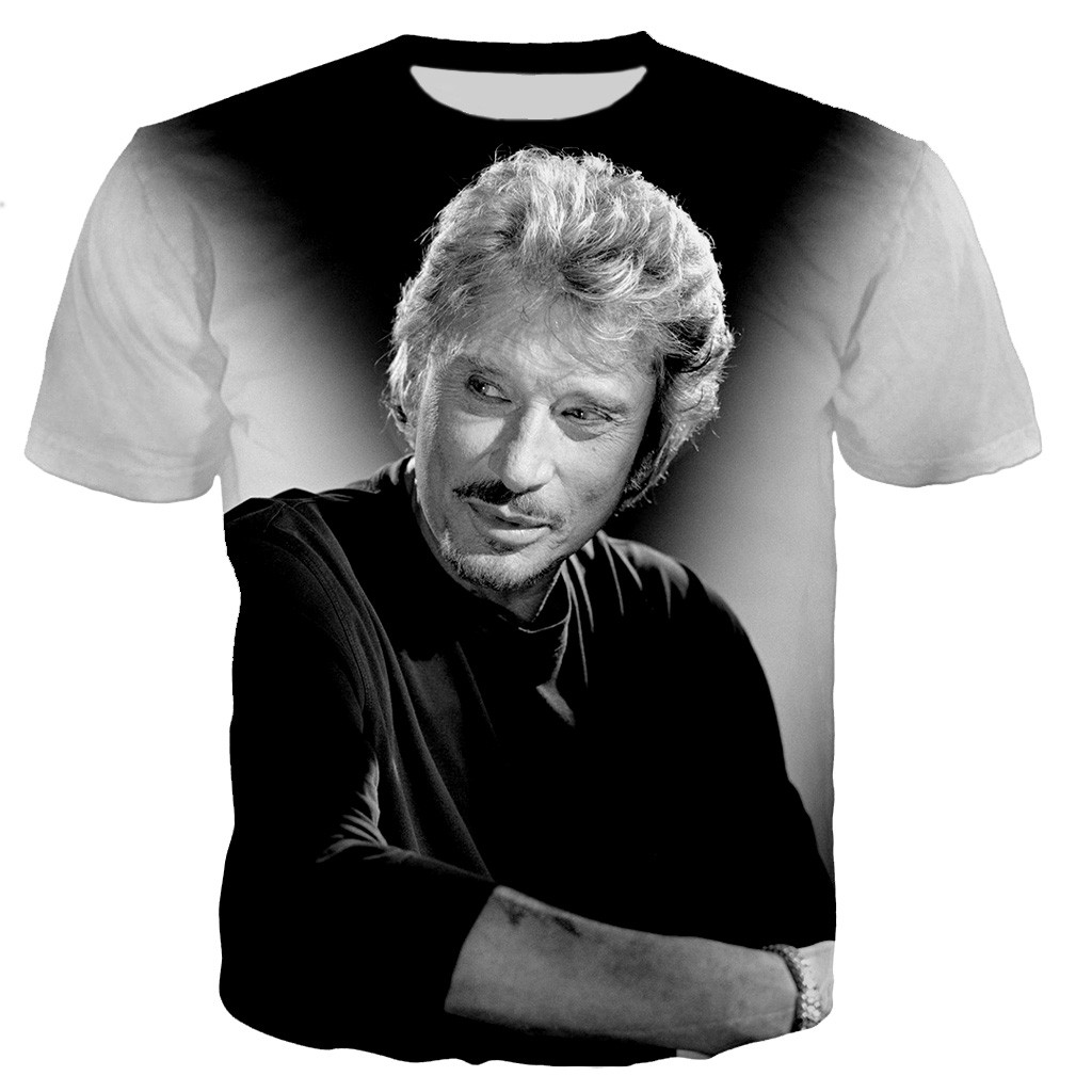 Johnny Hallyday 3D Printed T-s - огляд і ціна 3D Printing Industrial