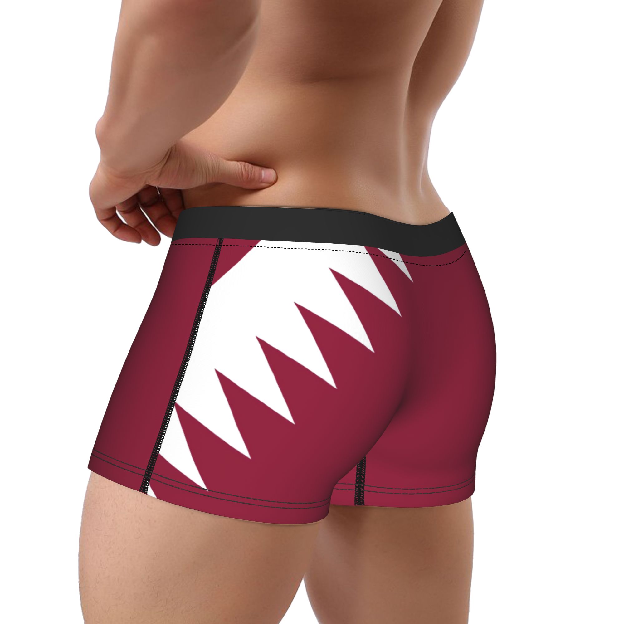 Qatar Flag Emblem Underwear  N - огляд і ціна 3D Printing Qatar