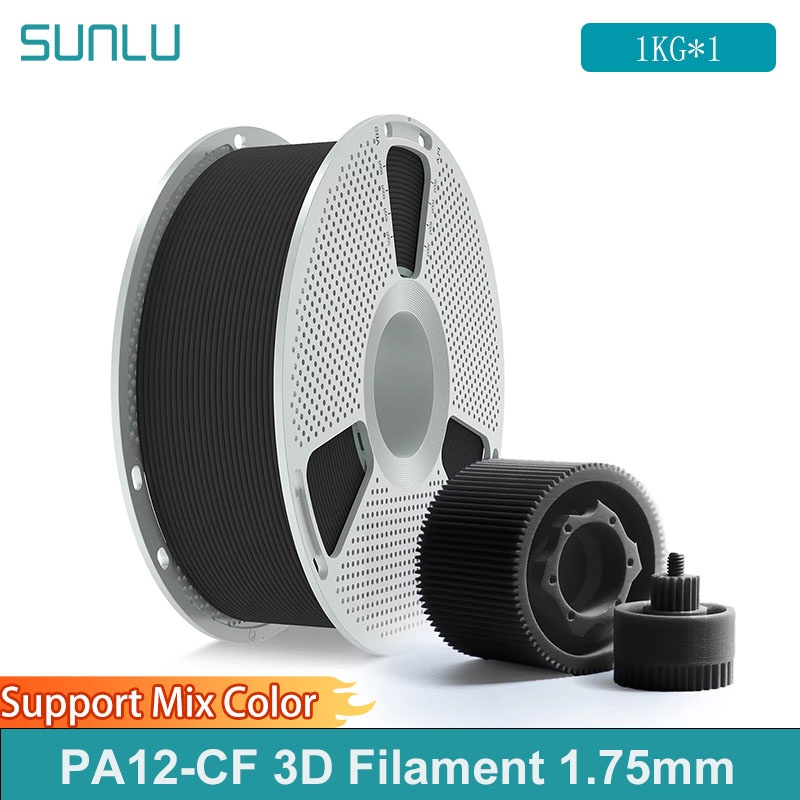 SUNLU PA12-CF 3D Filament 1.75 - огляд і ціна 3D Printing Industrial