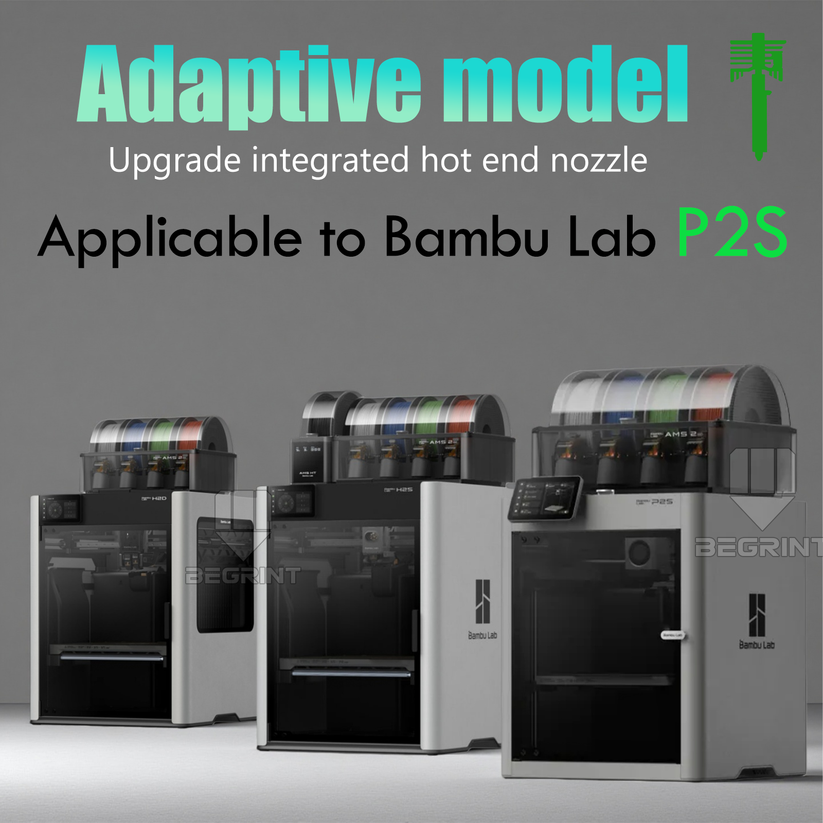 New Integrated Hotend For Bamb - огляд і ціна Nozzle 0.4Mm Hardened
