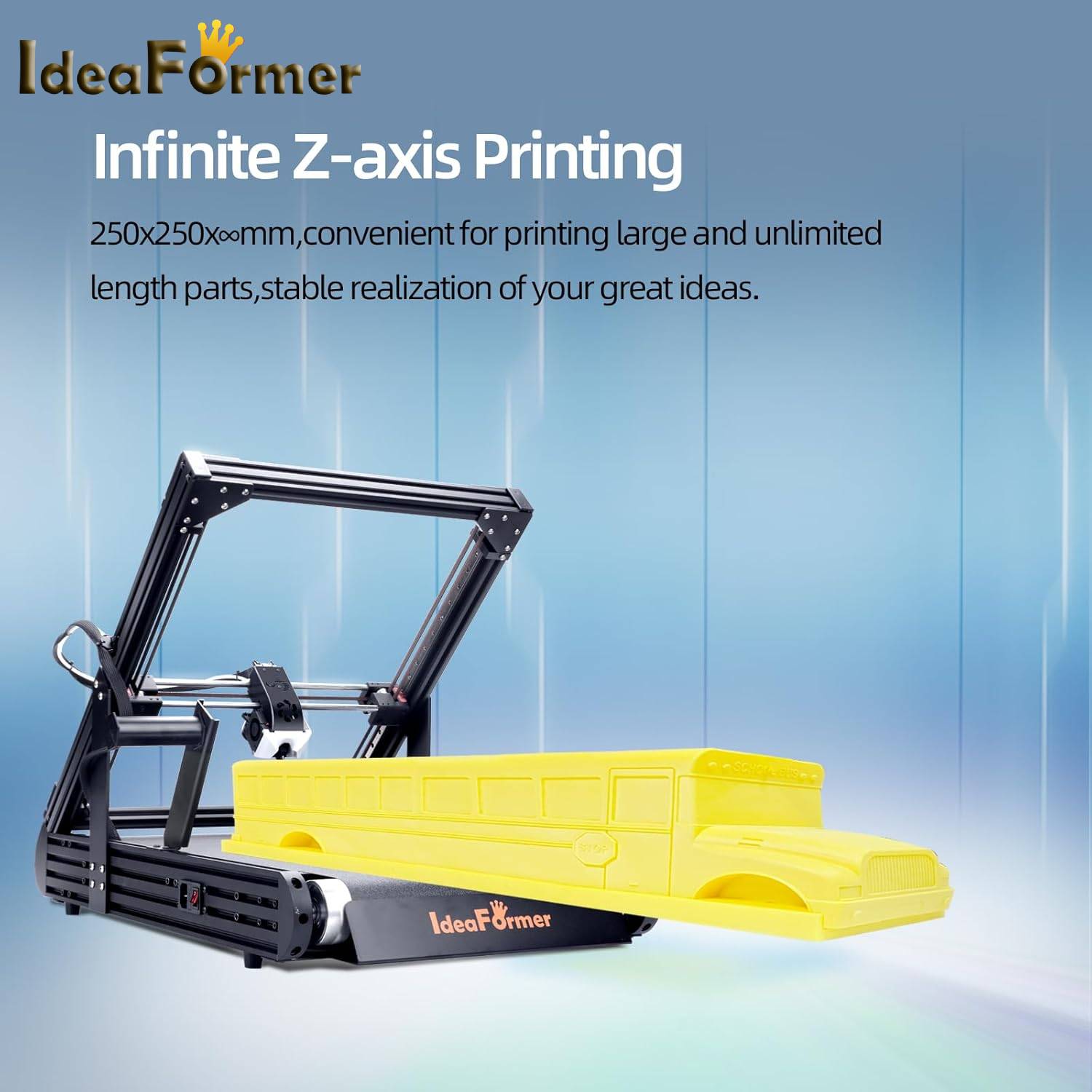 IdeaFormer IR3 V2 Conveyor Bel - огляд і ціна 3D Printing Z Axis