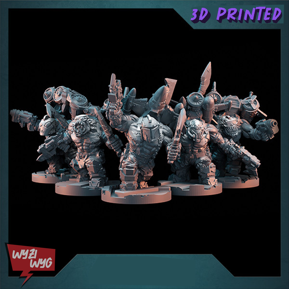 Rocket Orcs  Armour Miniature, - огляд і ціна 3D Printing Jobs