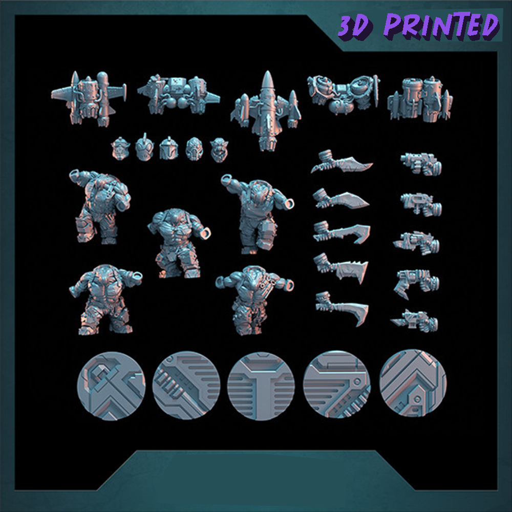 Rocket Orcs  Armour Miniature, - огляд і ціна 3D Printing Jobs