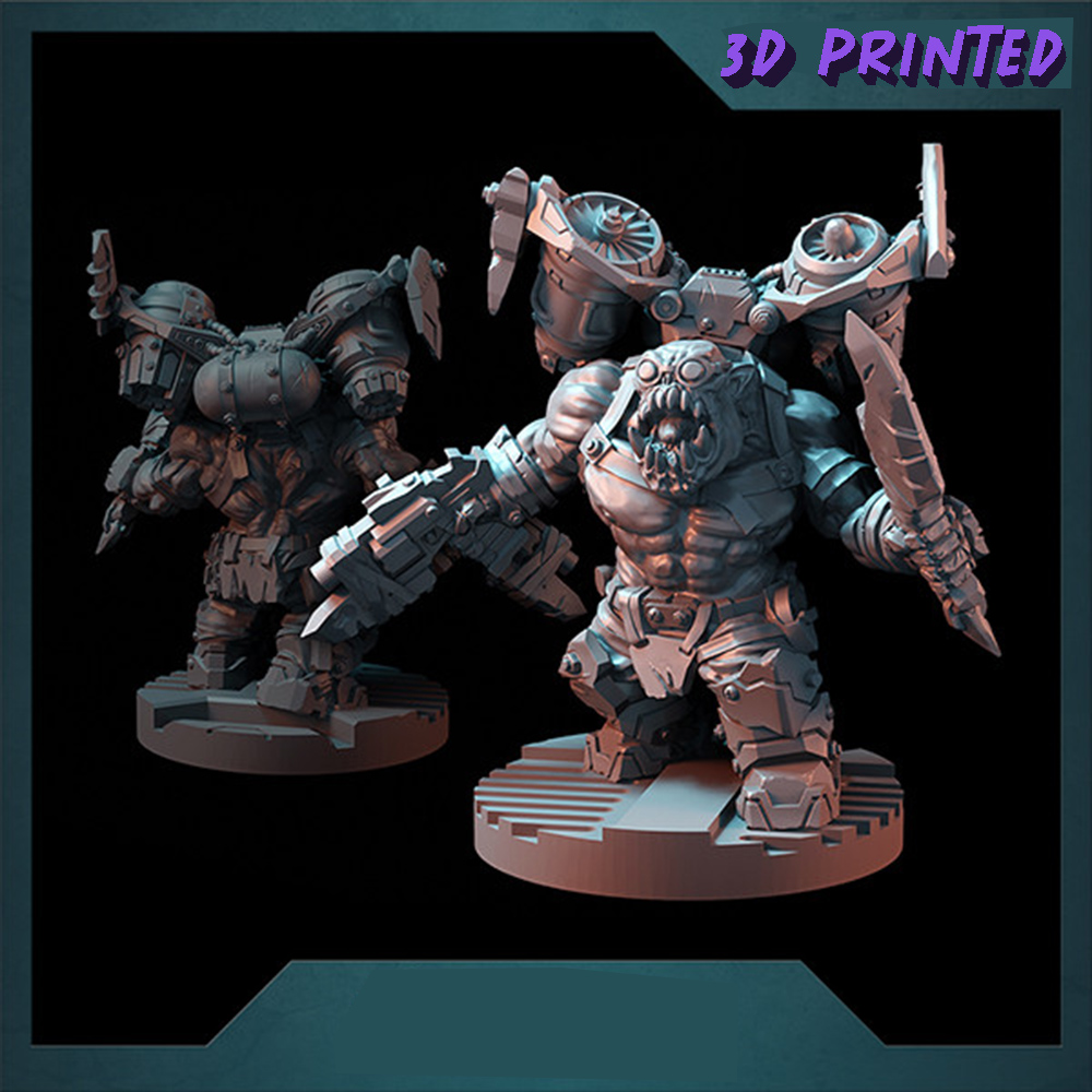 Rocket Orcs  Armour Miniature, - огляд і ціна 3D Printing Jobs