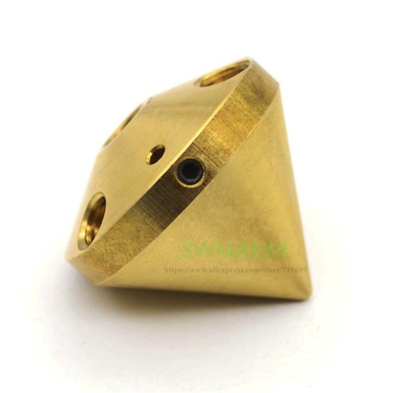 1pcs 3D printer parts REPRAP t - огляд і ціна 3D Printer Nozzle Brass