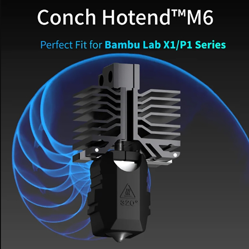 Phaetus For Bambu Lab X1 And P - огляд і ціна 3D Printer Hotend Kit