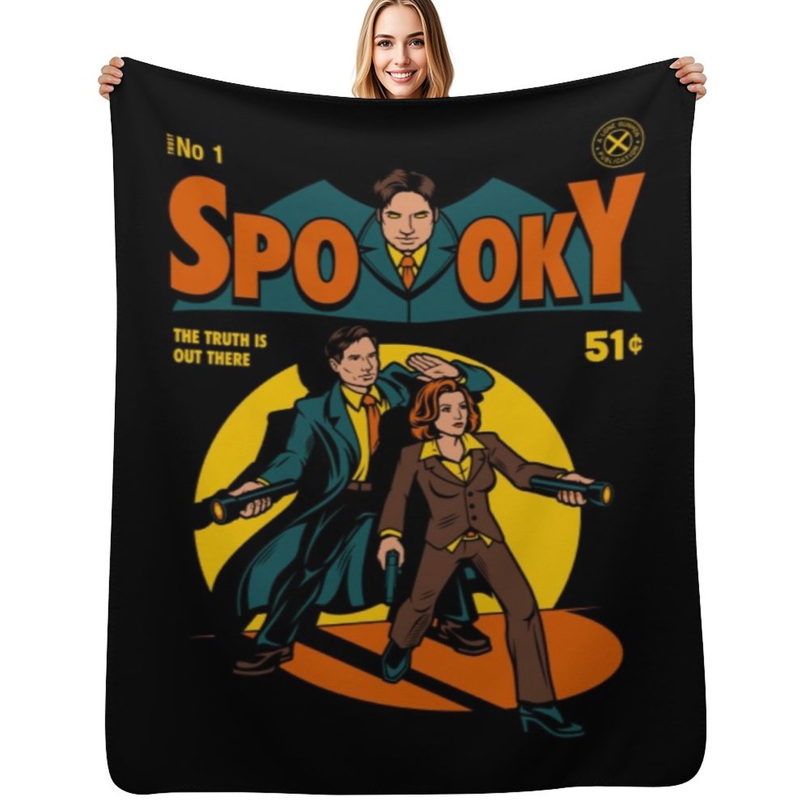 X Files, Spooky Comic Throw Bl - огляд і ціна 3D Printing File Free