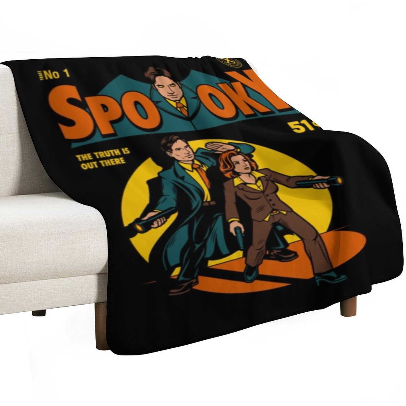X Files, Spooky Comic Throw Bl - огляд і ціна 3D Printing File Free