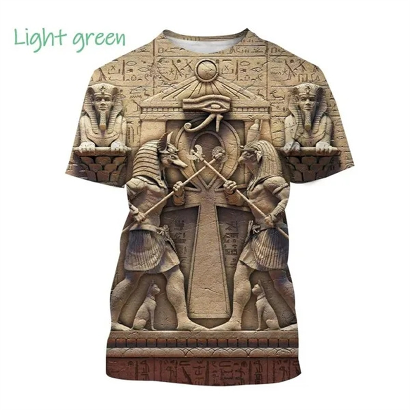 Summer New Pharaoh 3D Print T- - огляд і ціна 3D Printing Industrial