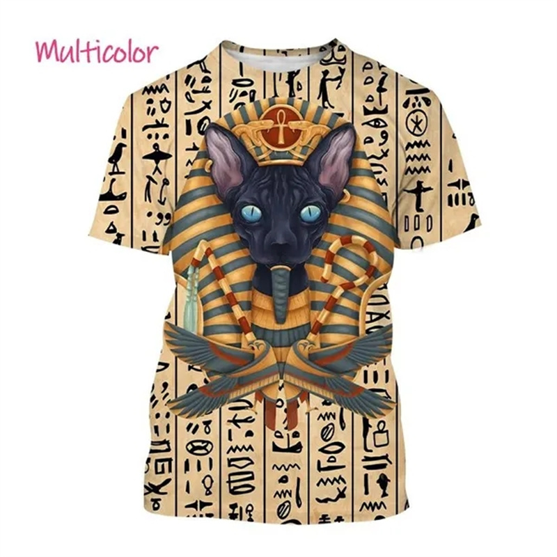 Summer New Pharaoh 3D Print T- - огляд і ціна 3D Printing Industrial