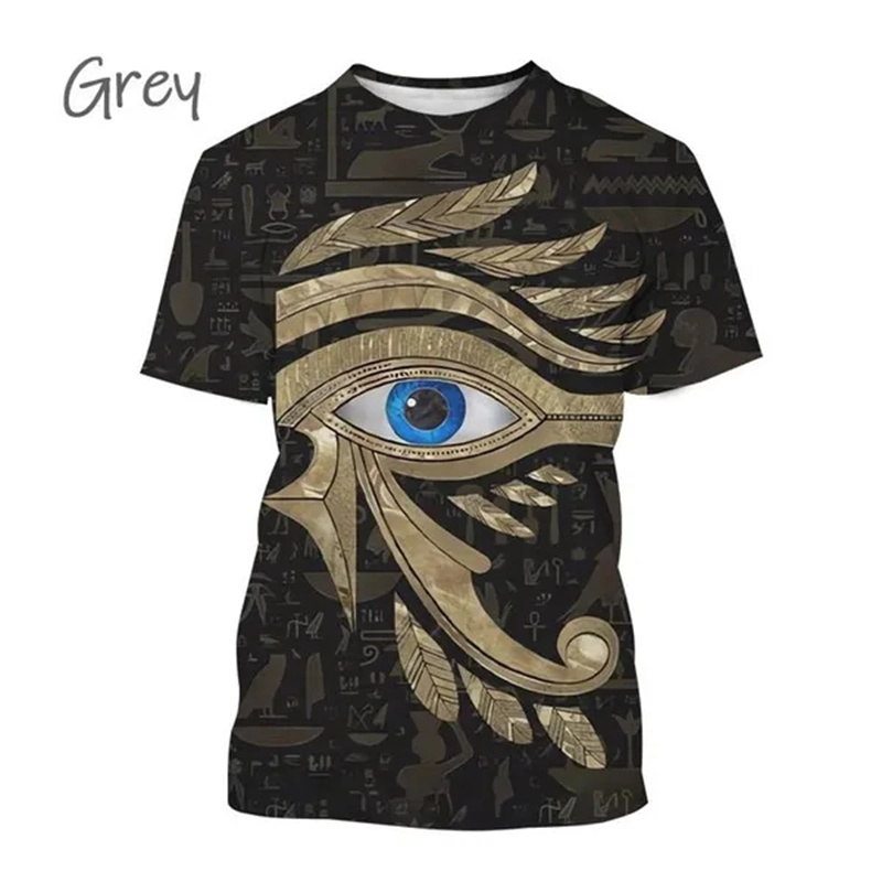 Summer New Pharaoh 3D Print T- - огляд і ціна 3D Printing Industrial