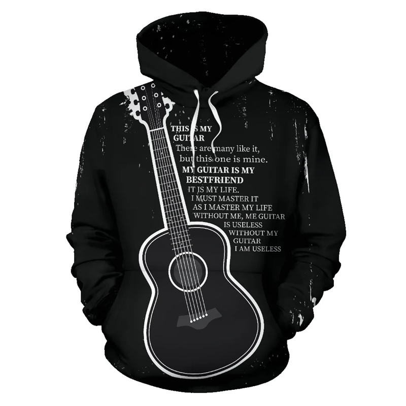 Fashion Guitar Music Note Prin - огляд і ціна 3D Printing Guitar