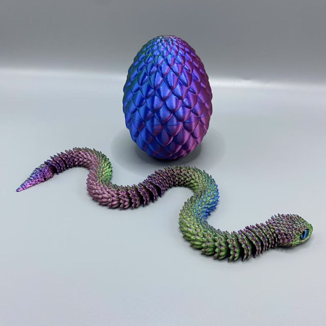 4pcs/set 3D Printed Snake Surp - огляд і ціна 3D Printing Enthusiast