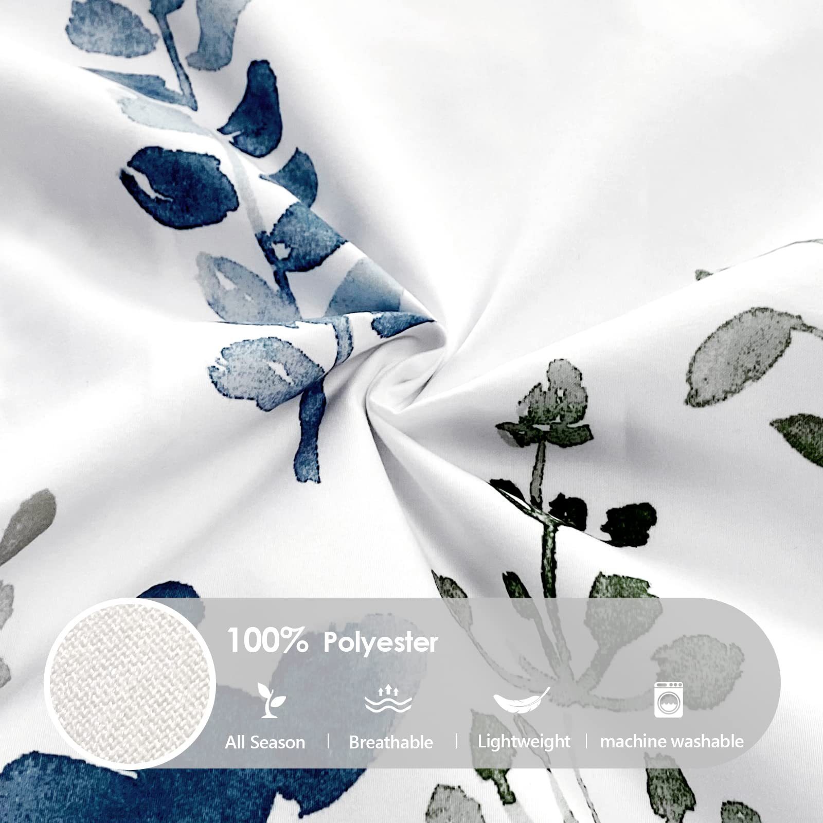 White Floral Three Piece Duvet - огляд і ціна 3D Printing Examples