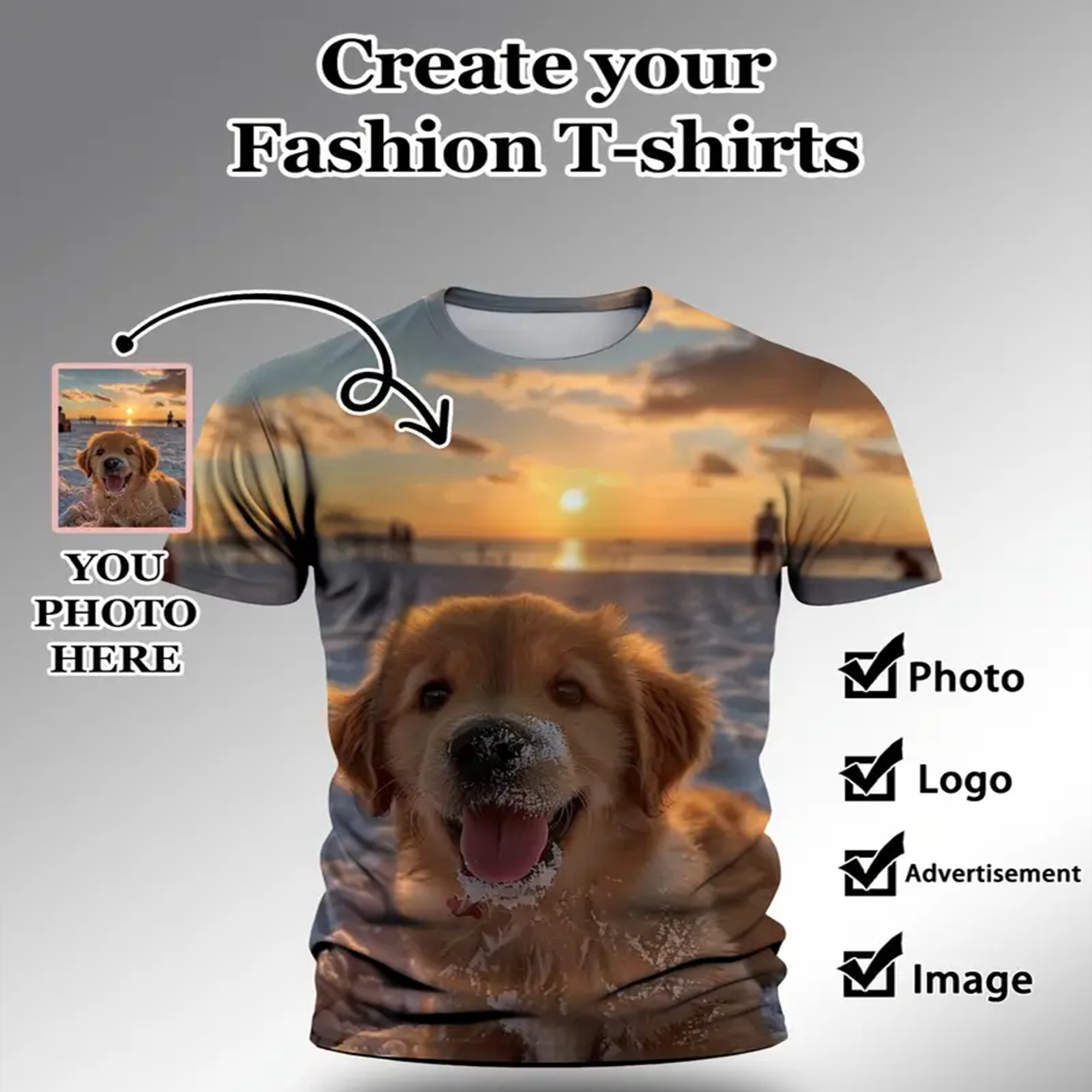 Summer Sports Street Trend Men - огляд і ціна 3D Printing Logo