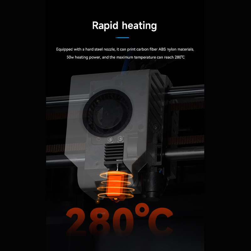 Hotend For Qidi X plus 3 / X m - огляд і ціна Nozzle 0.4Mm Hardened
