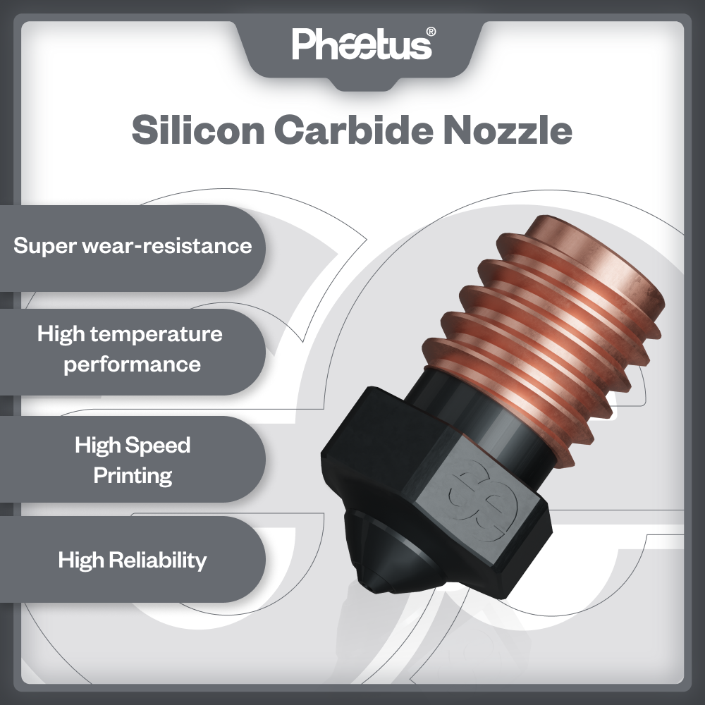 Phaetus Silicon Carbide V6 Noz - огляд і ціна 3D Printer Hotend Kit