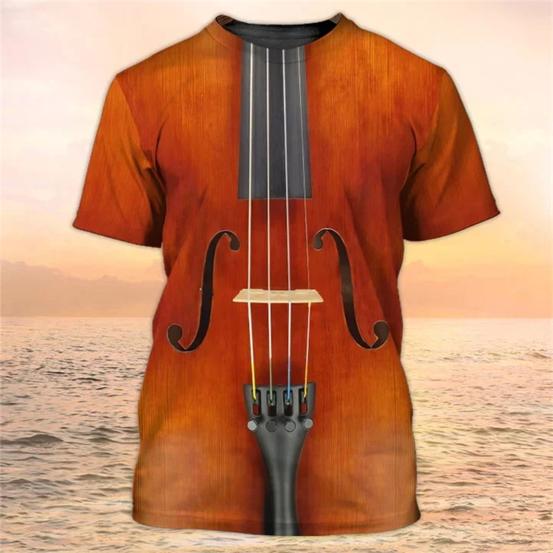3D Guitar Print T Shirt For Me - огляд і ціна 3D Printing Guitar