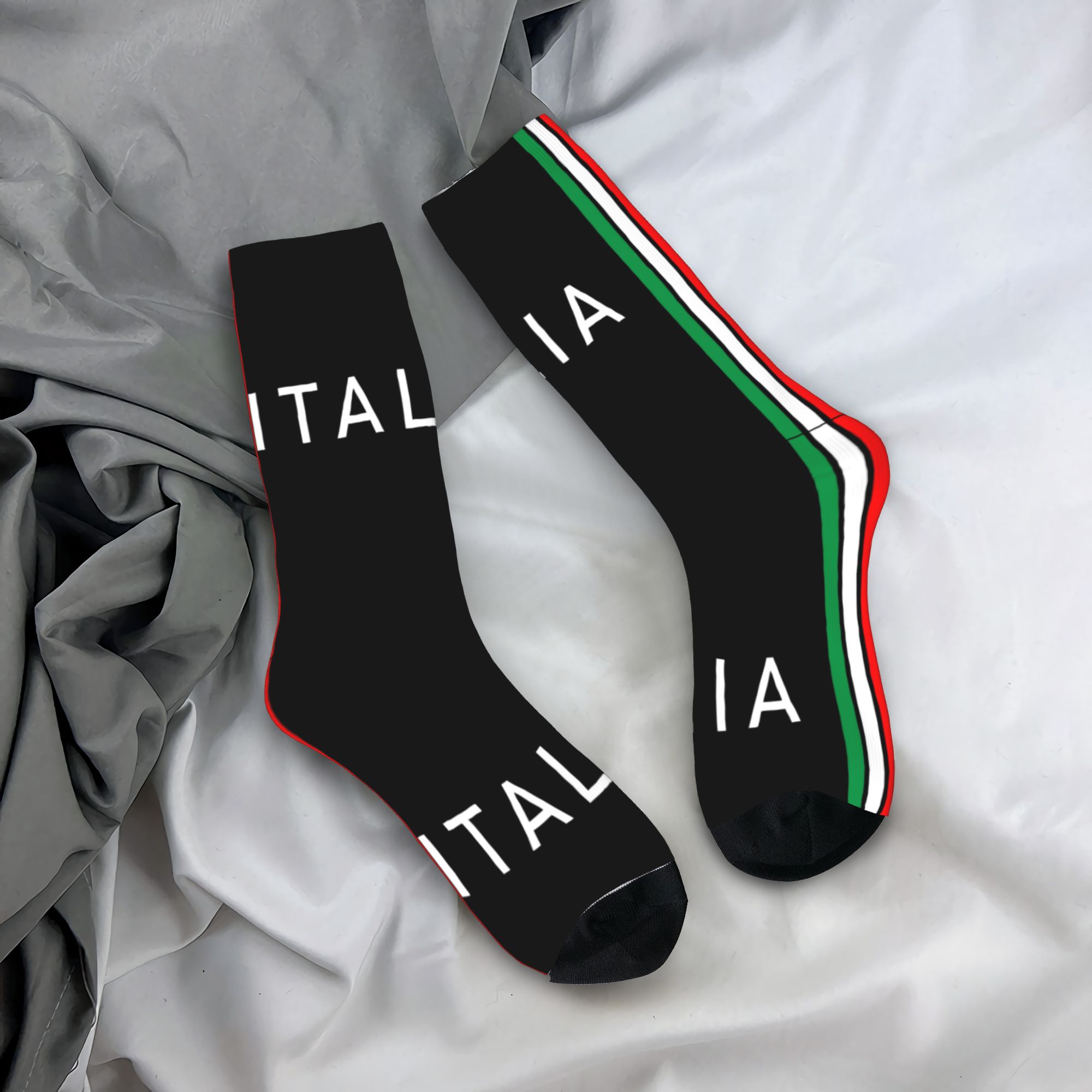 Cute Mens Italy Flag Dress Soc - огляд і ціна 3D Printing Qatar
