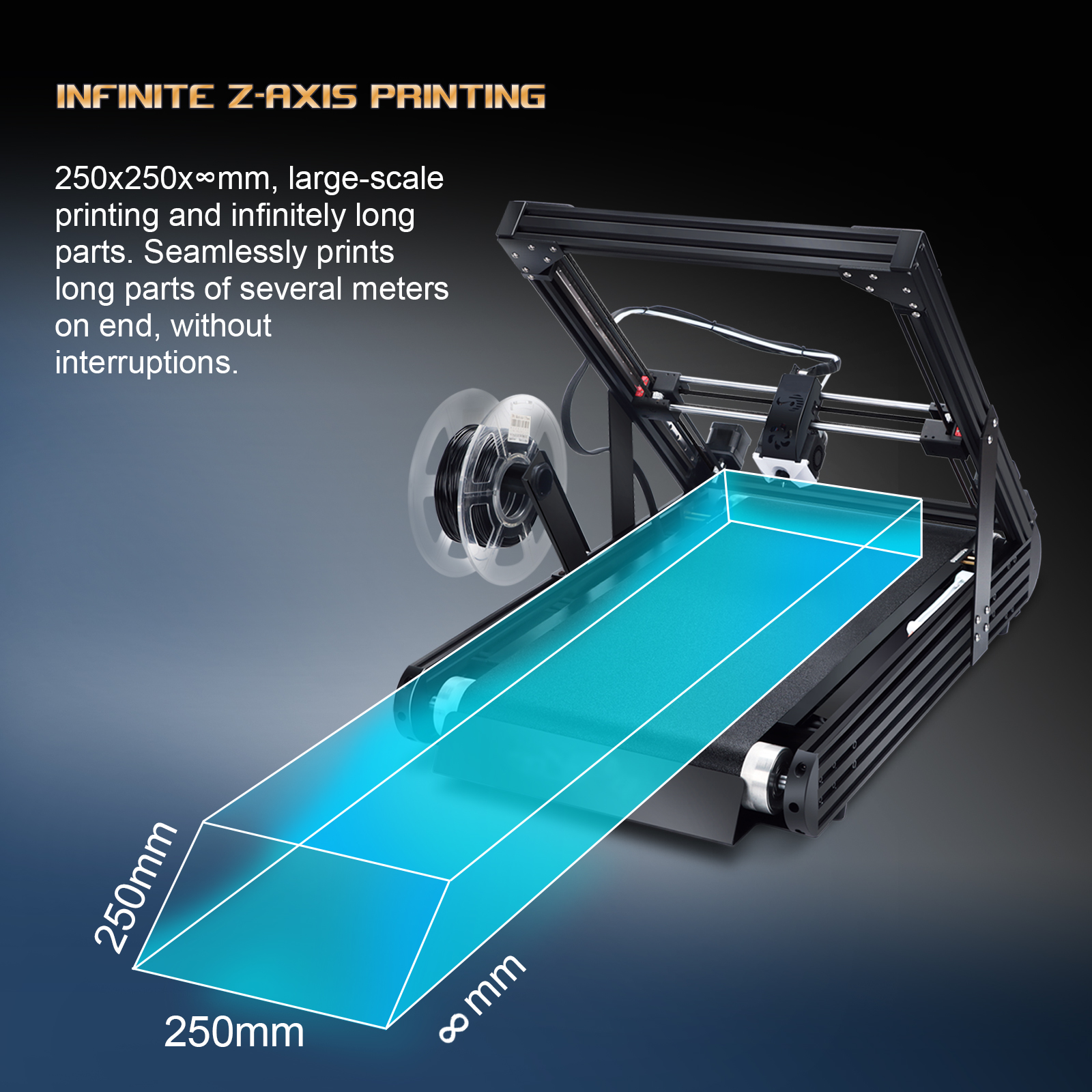 IR3 V2 Belt Printer Infinite Z - огляд і ціна 3D Printing Z Axis