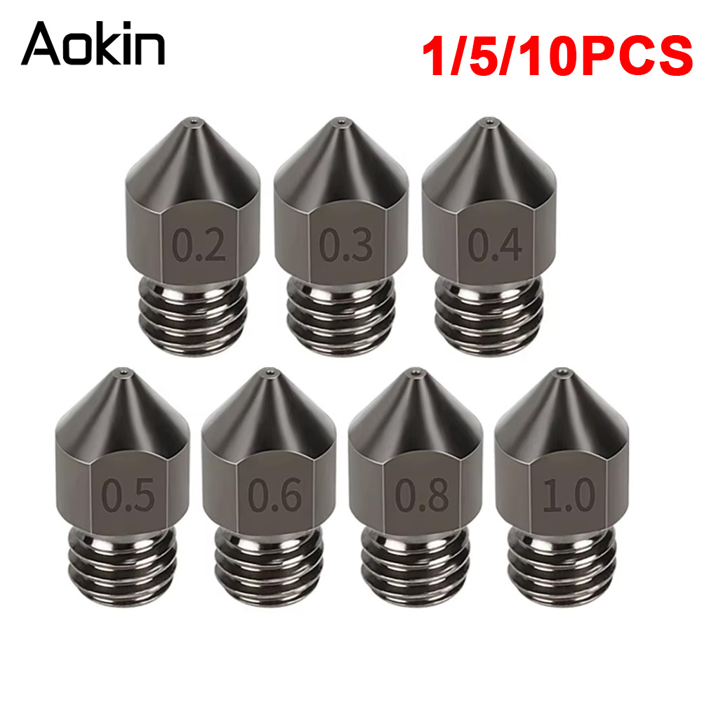 1/5/10PCS MK8 Nozzle Upgrade H - огляд і ціна Nozzle 0.4Mm Hardened
