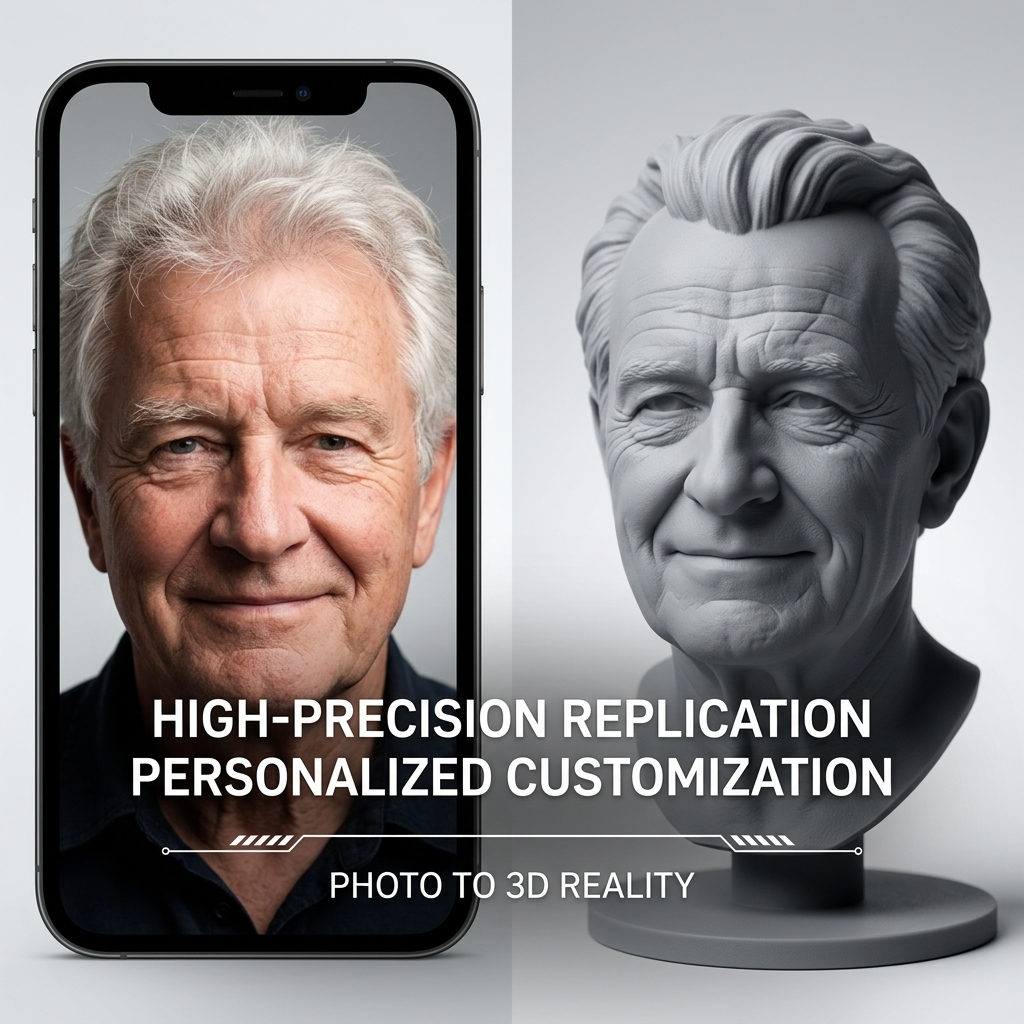 Personalized 3D Printed Bust F - огляд і ціна 3D Printing Jobs