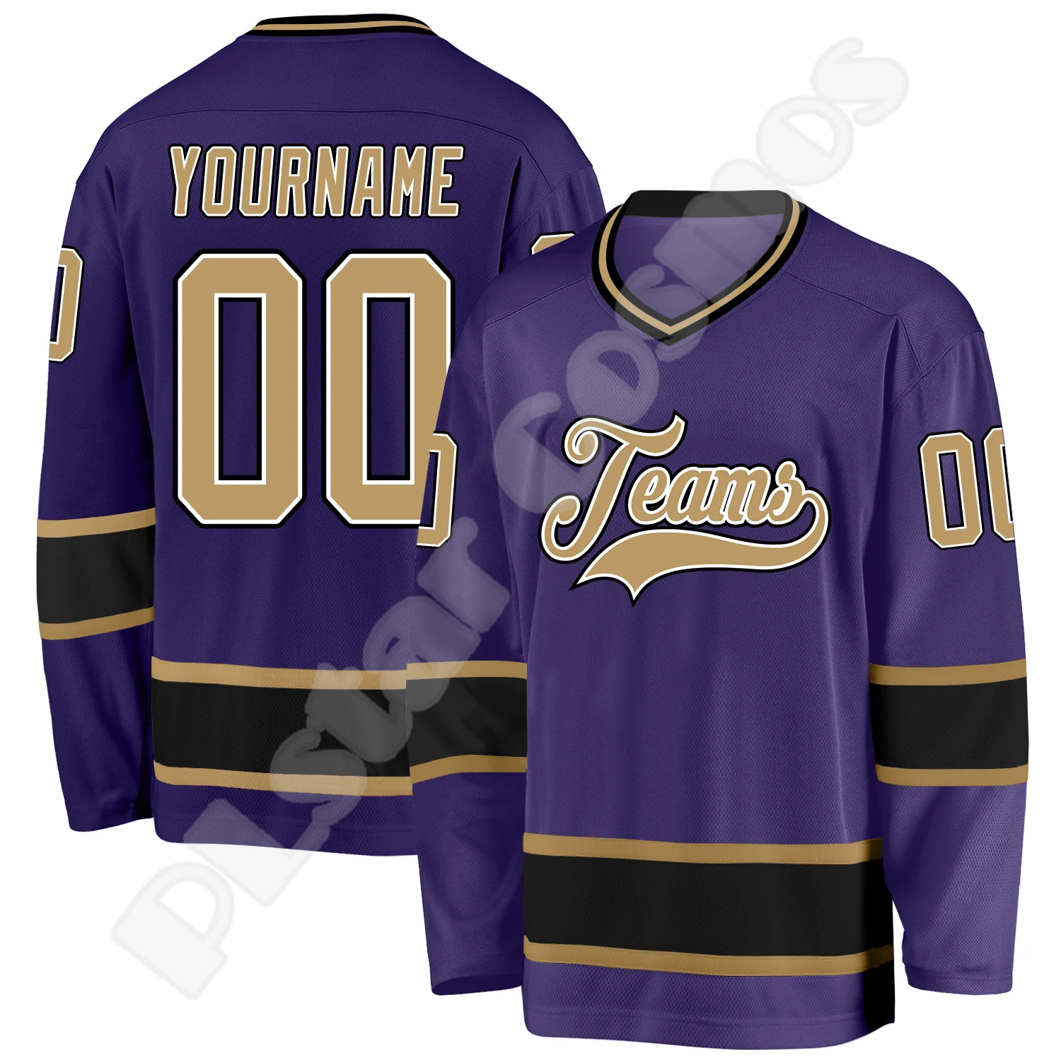 Hockey Jersey Custom Name Team - огляд і ціна 3D Printing Logo