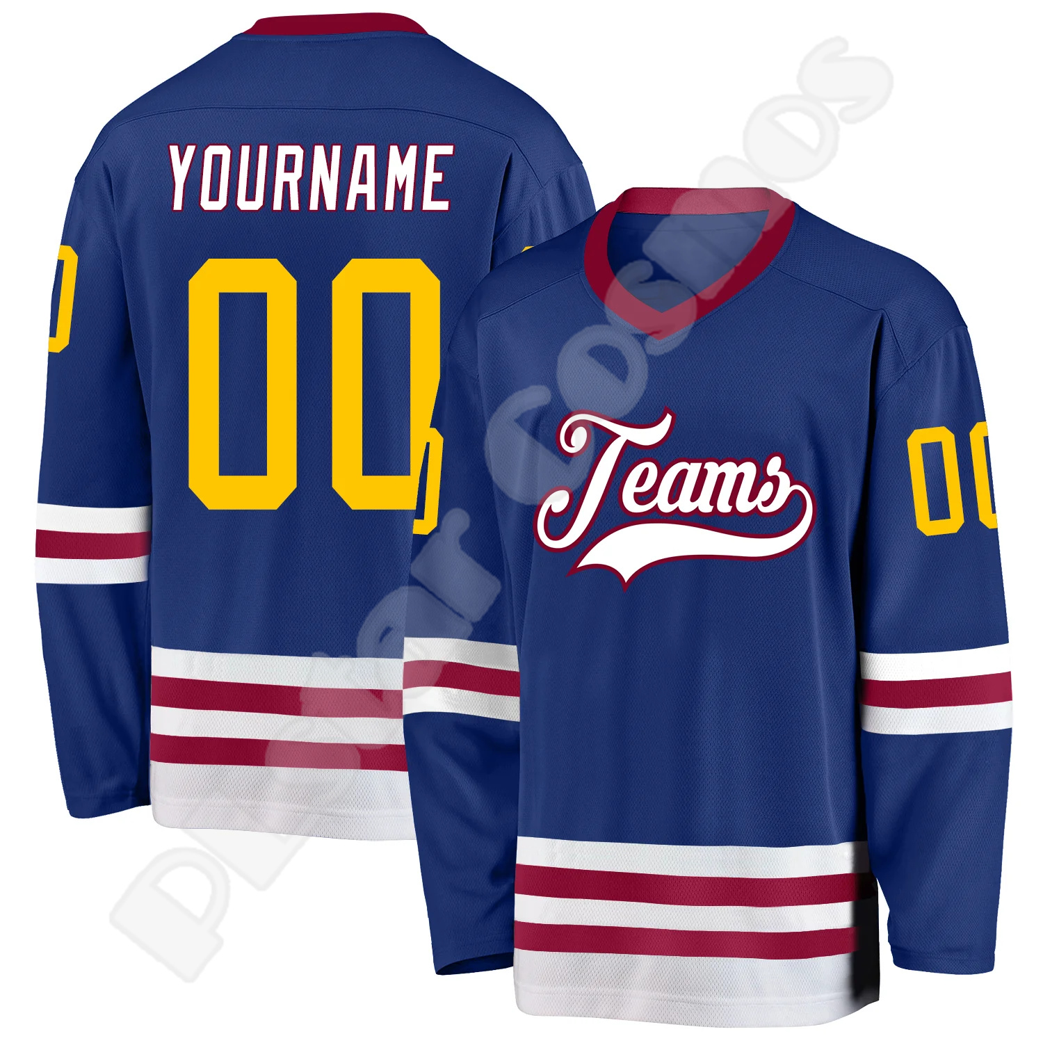 Hockey Jersey Custom Name Team - огляд і ціна 3D Printing Logo