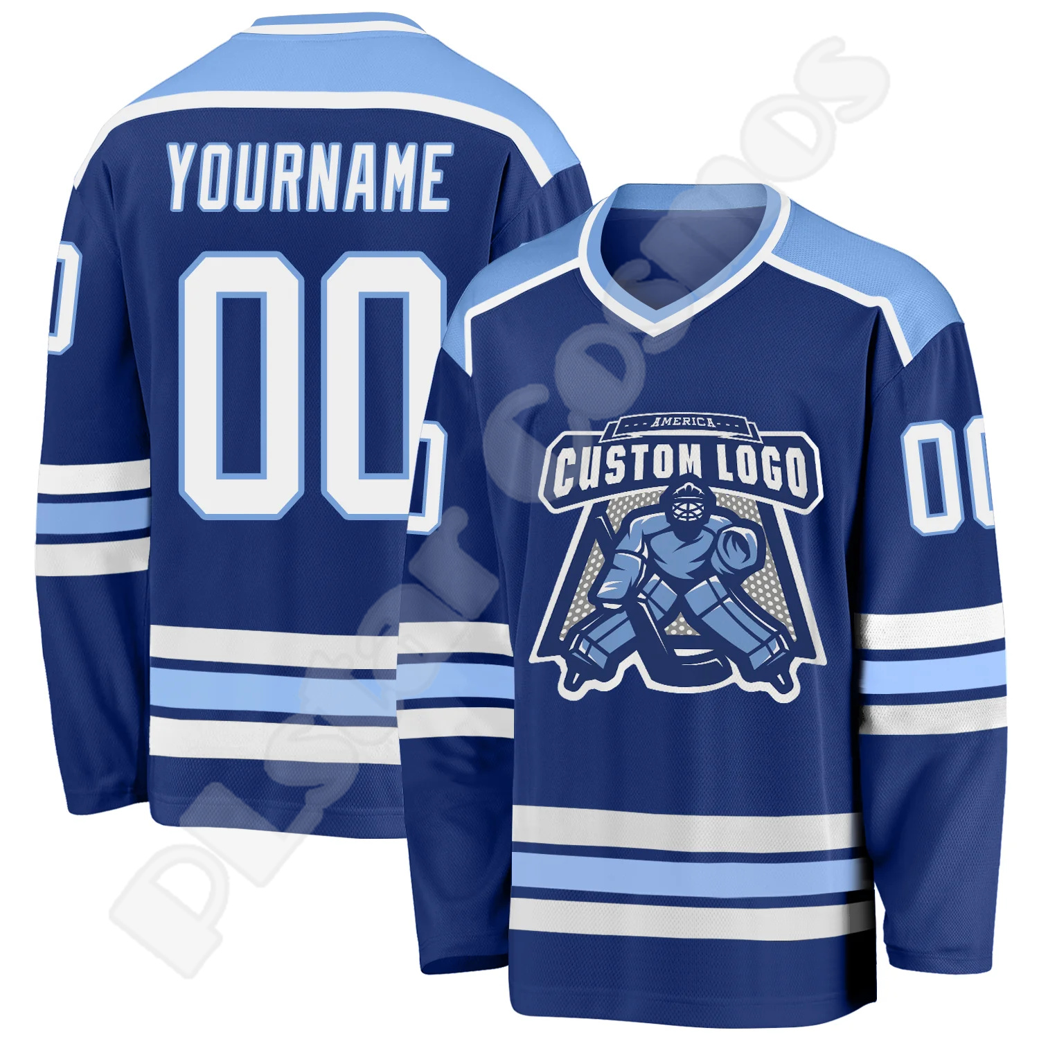 Hockey Jersey Custom Name Team - огляд і ціна 3D Printing Logo
