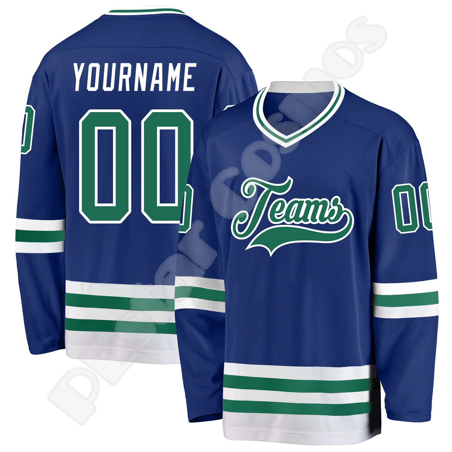 Hockey Jersey Custom Name Team - огляд і ціна 3D Printing Logo
