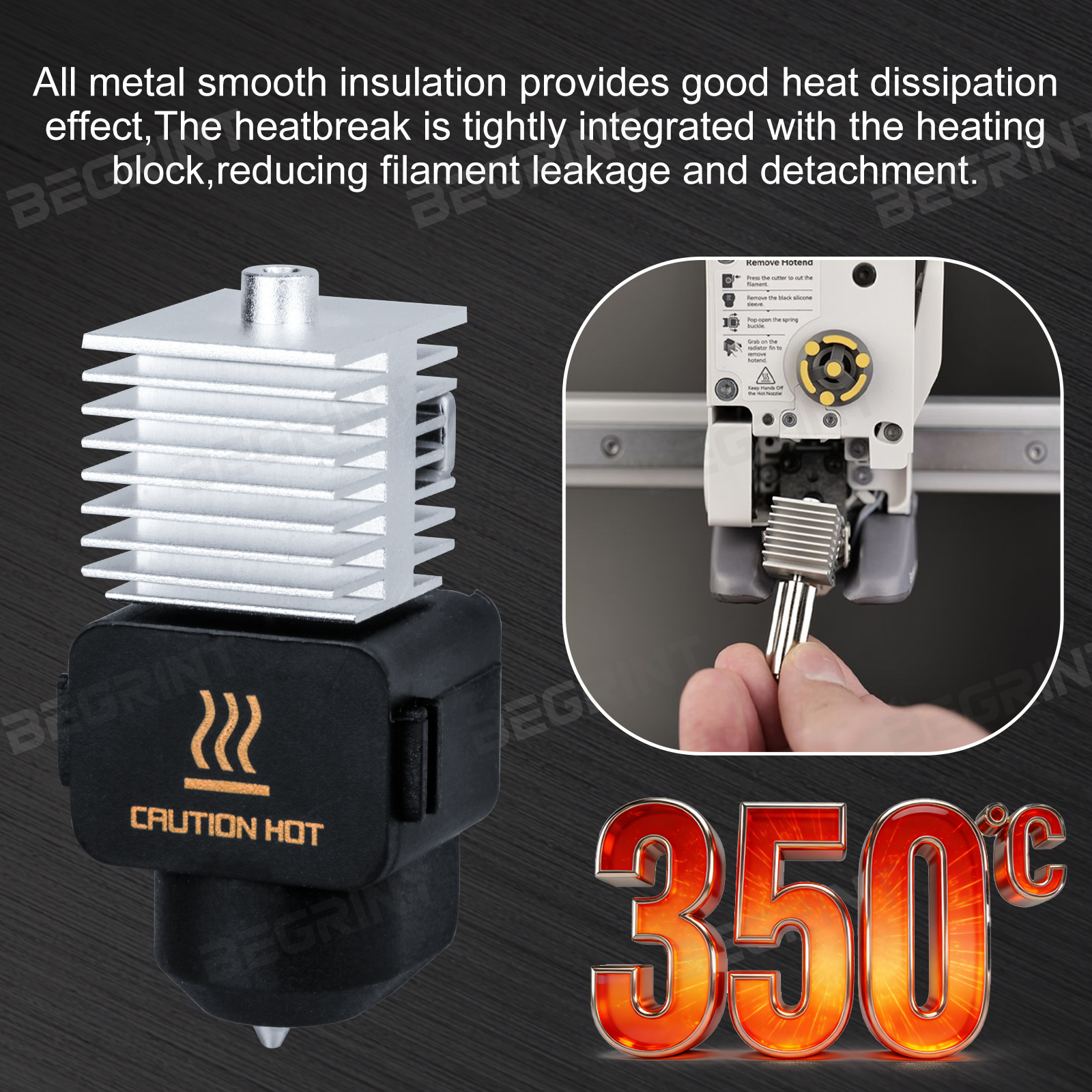 Upgraded Hotend Kit For Bamb L - огляд і ціна 3D Printer Hotend Kit
