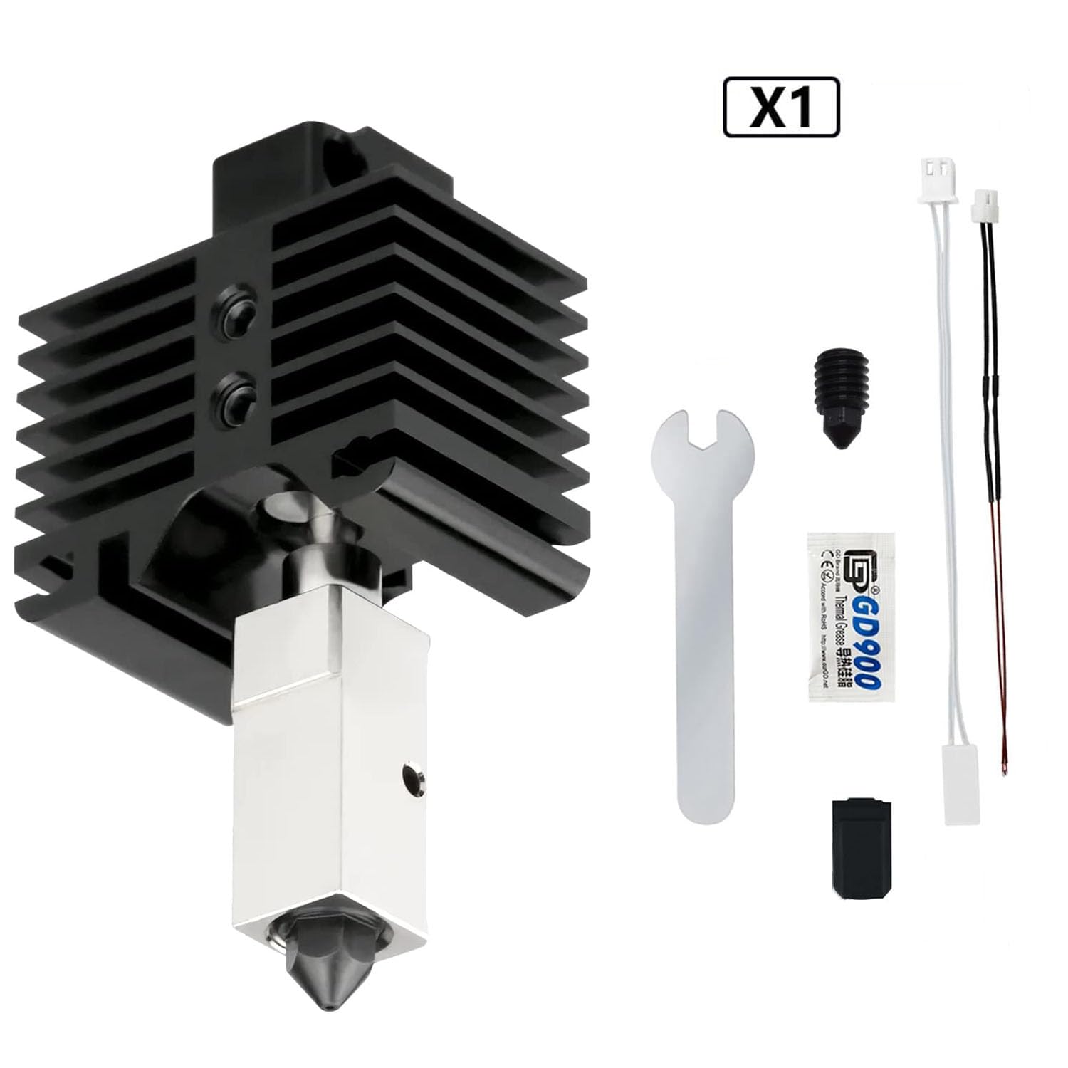 Hotend X1 Carbon Assembly with - огляд і ціна Nozzle 0.4Mm Hardened