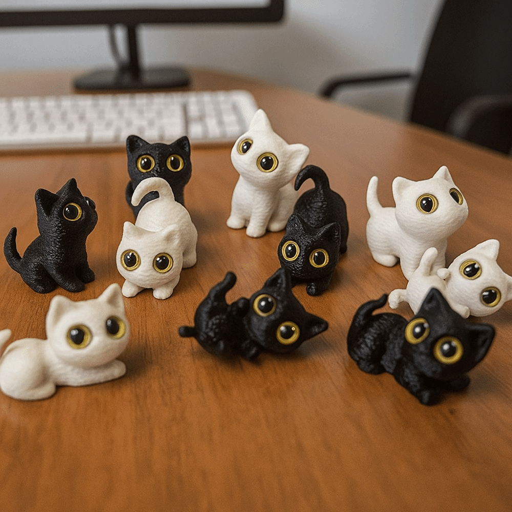 PLA Halloween Cat Anime Figure - огляд і ціна 3D Printing Jobs