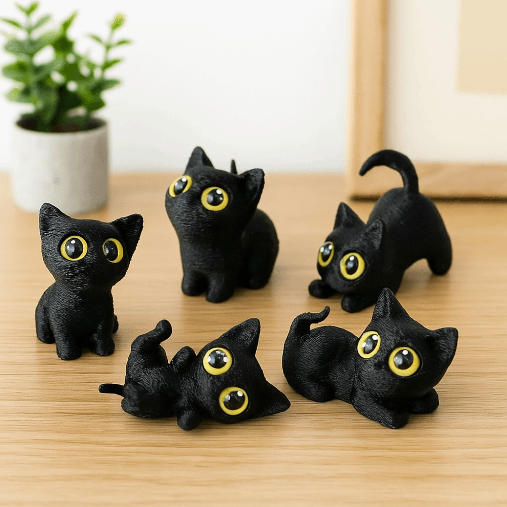 PLA Halloween Cat Anime Figure - огляд і ціна 3D Printing Jobs