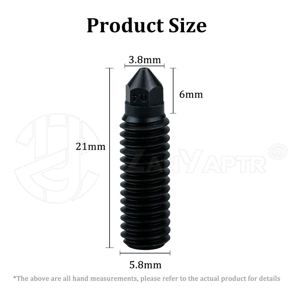 1-5 Pcs Nozzle For Artillery S - огляд і ціна 3D Printer Nozzle Brass