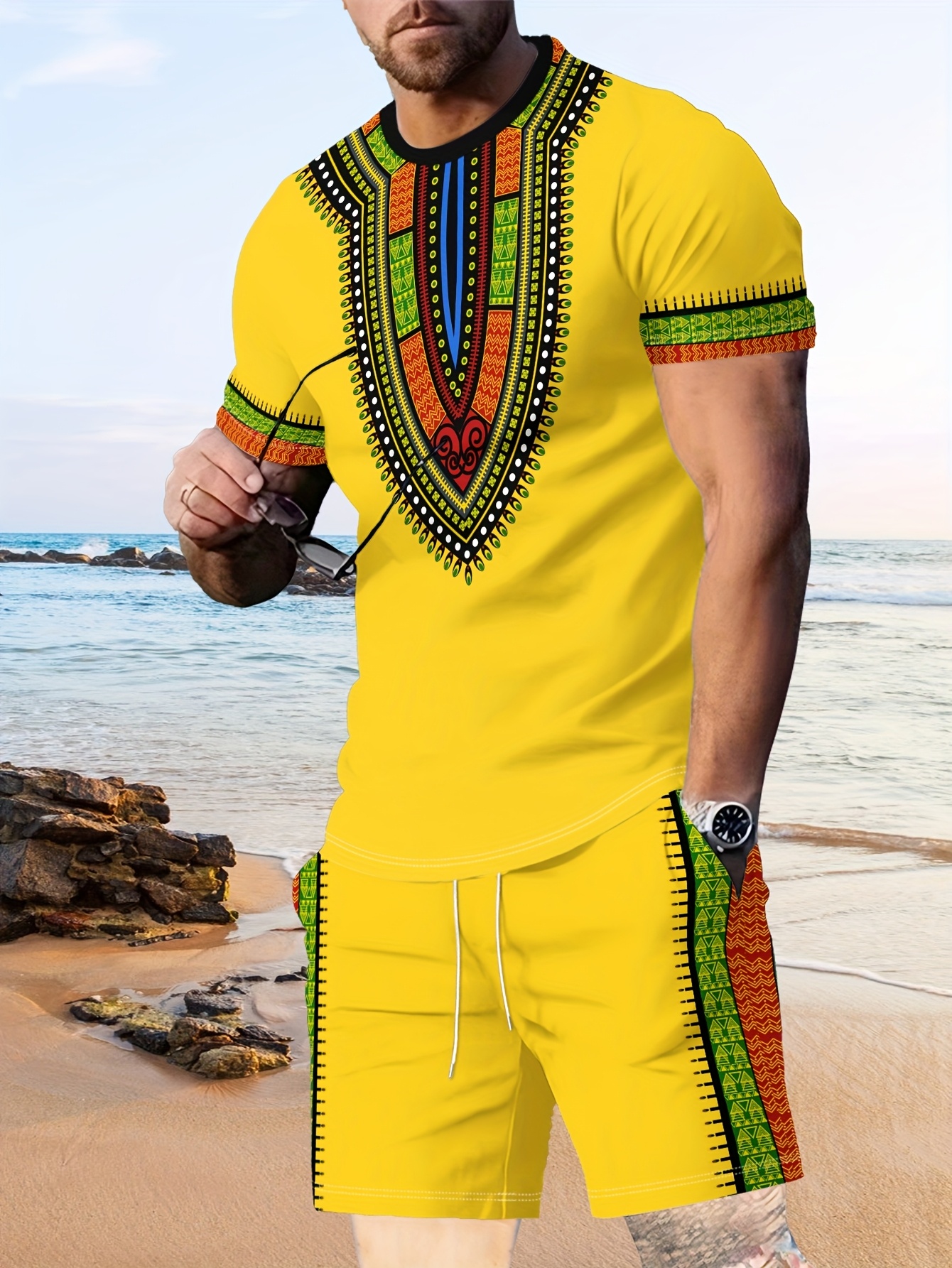 New Men's Suits African Dashik - огляд і ціна 3D Printing Examples
