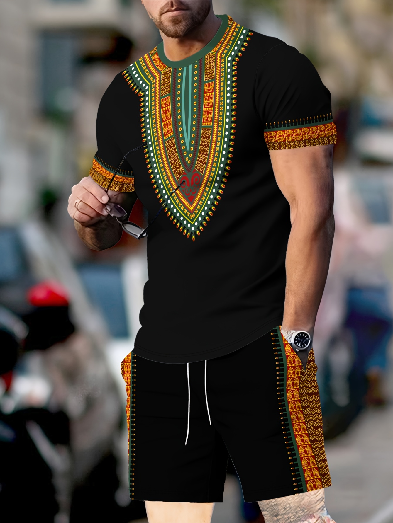 New Men's Suits African Dashik - огляд і ціна 3D Printing Examples