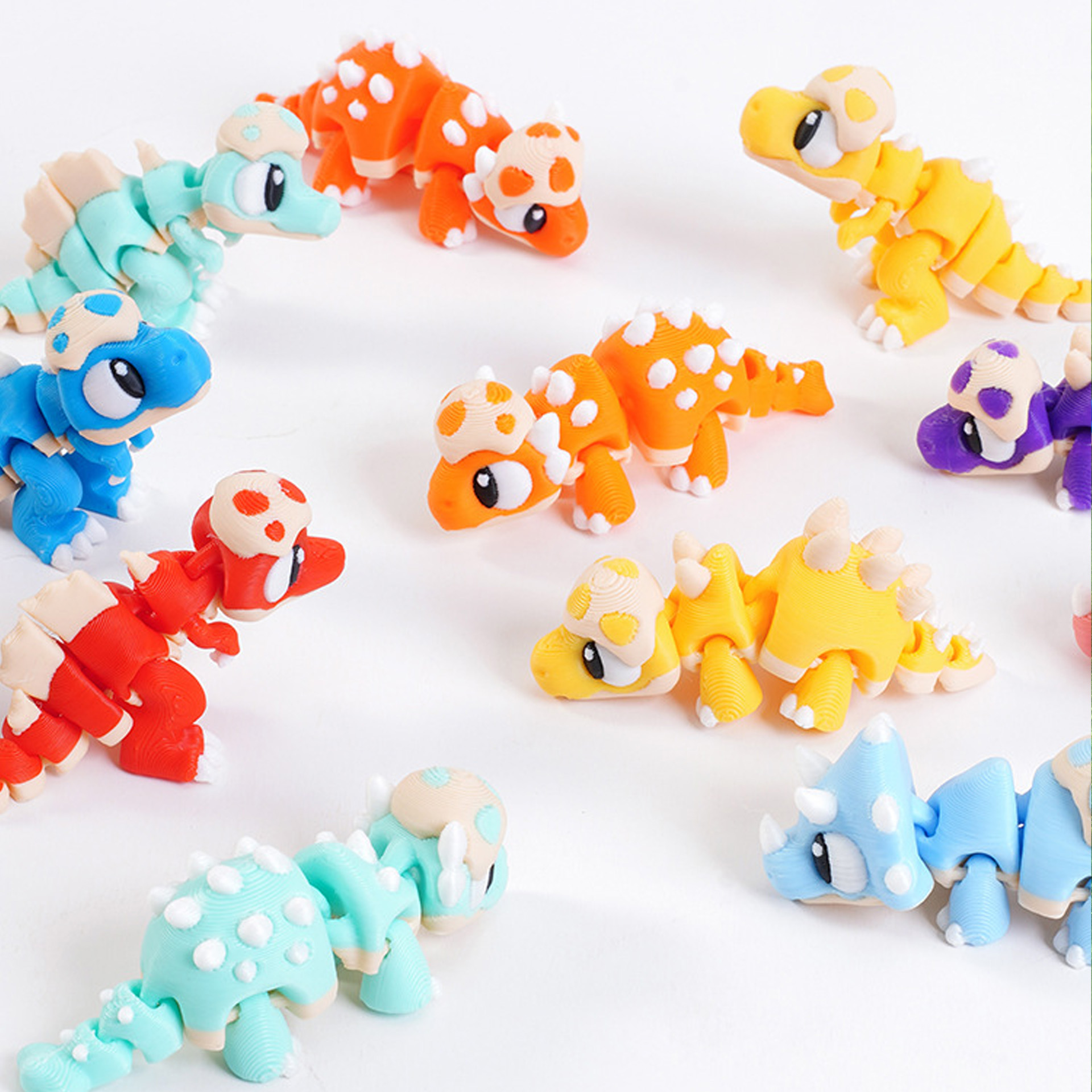 Set 3D Printed Mini Dinosaur T - огляд і ціна 3D Printing Examples