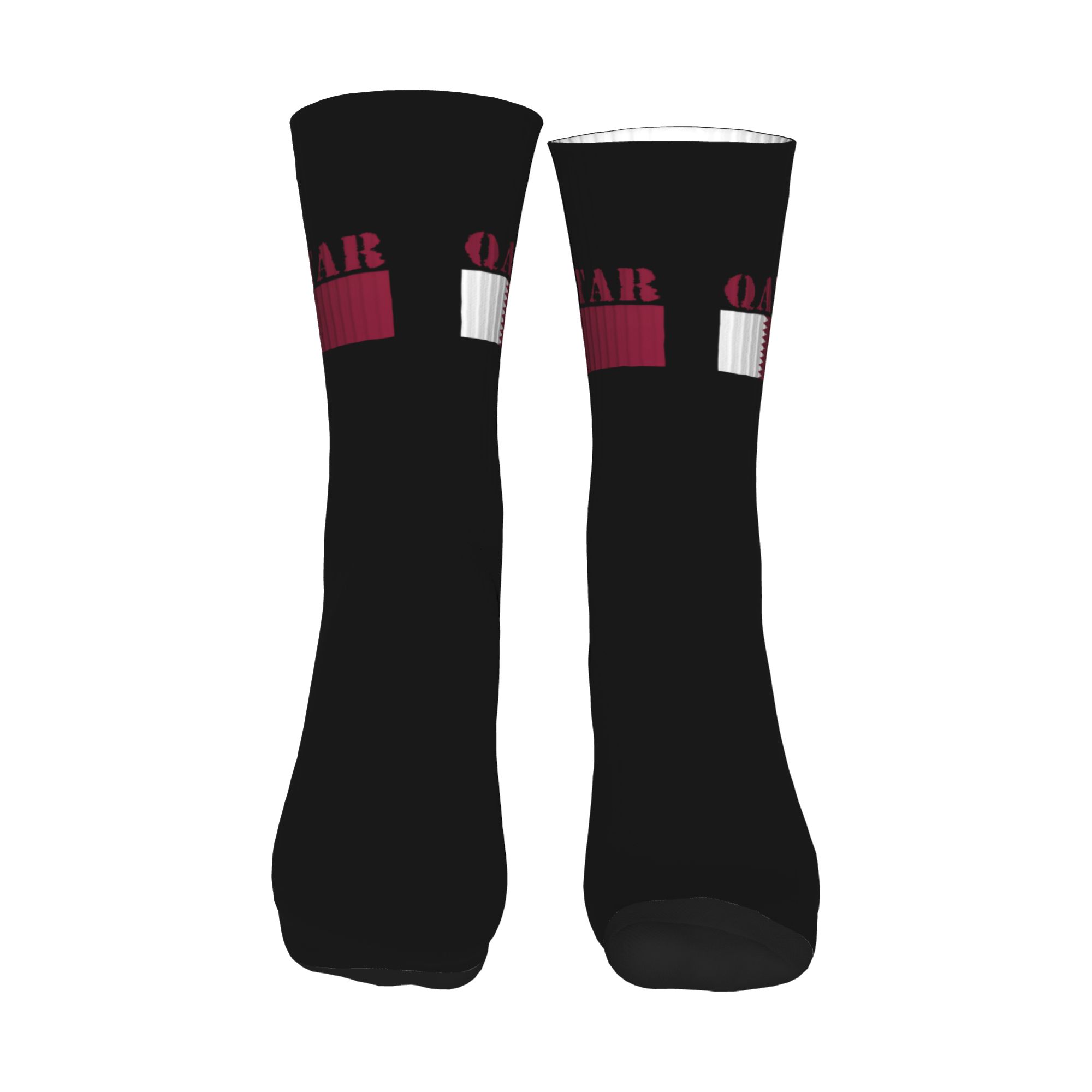 Fashion Qatar Flag Socks Men W - огляд і ціна 3D Printing Qatar