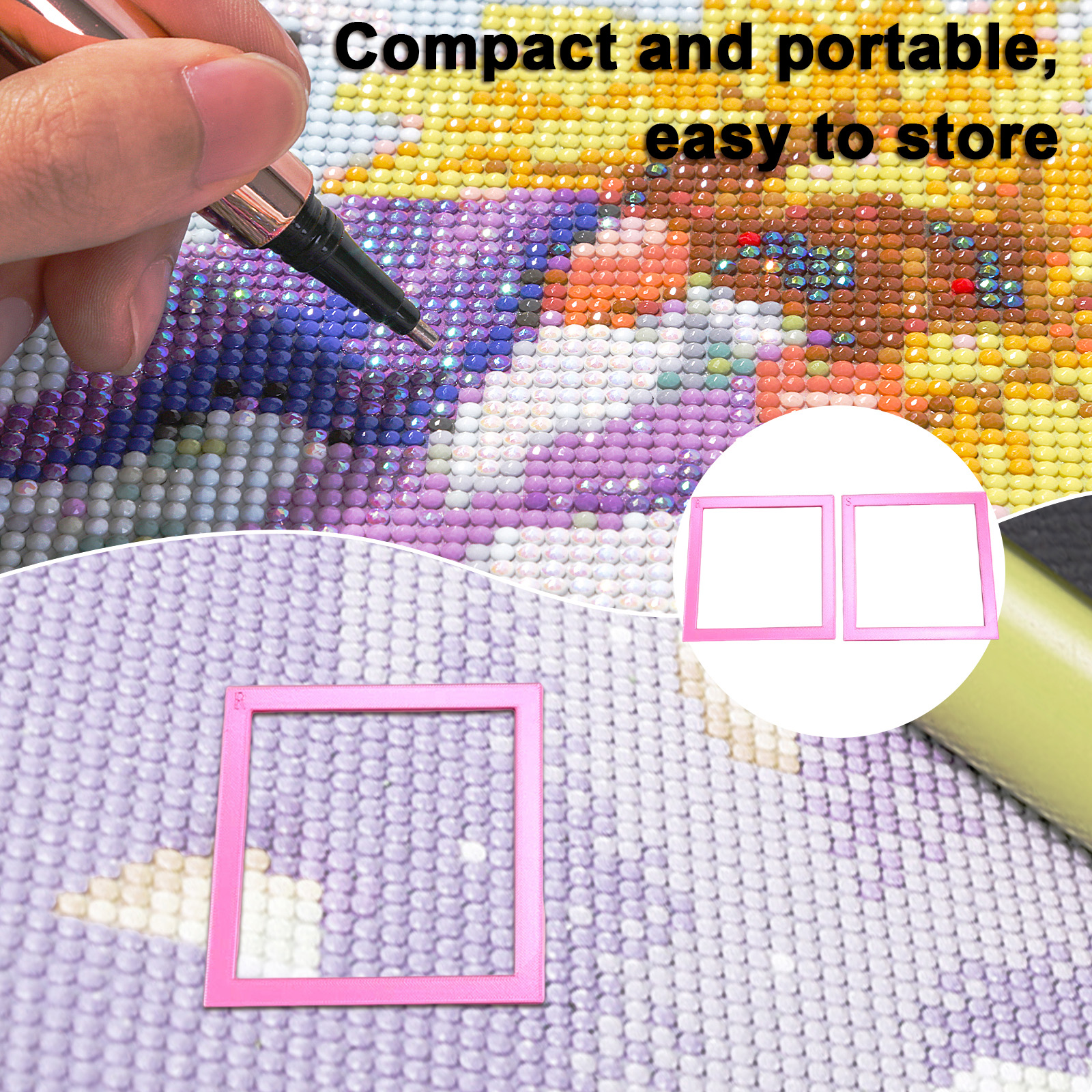 2Pcs Diamond Art Square Auxili - огляд і ціна 3D Printing Enthusiast