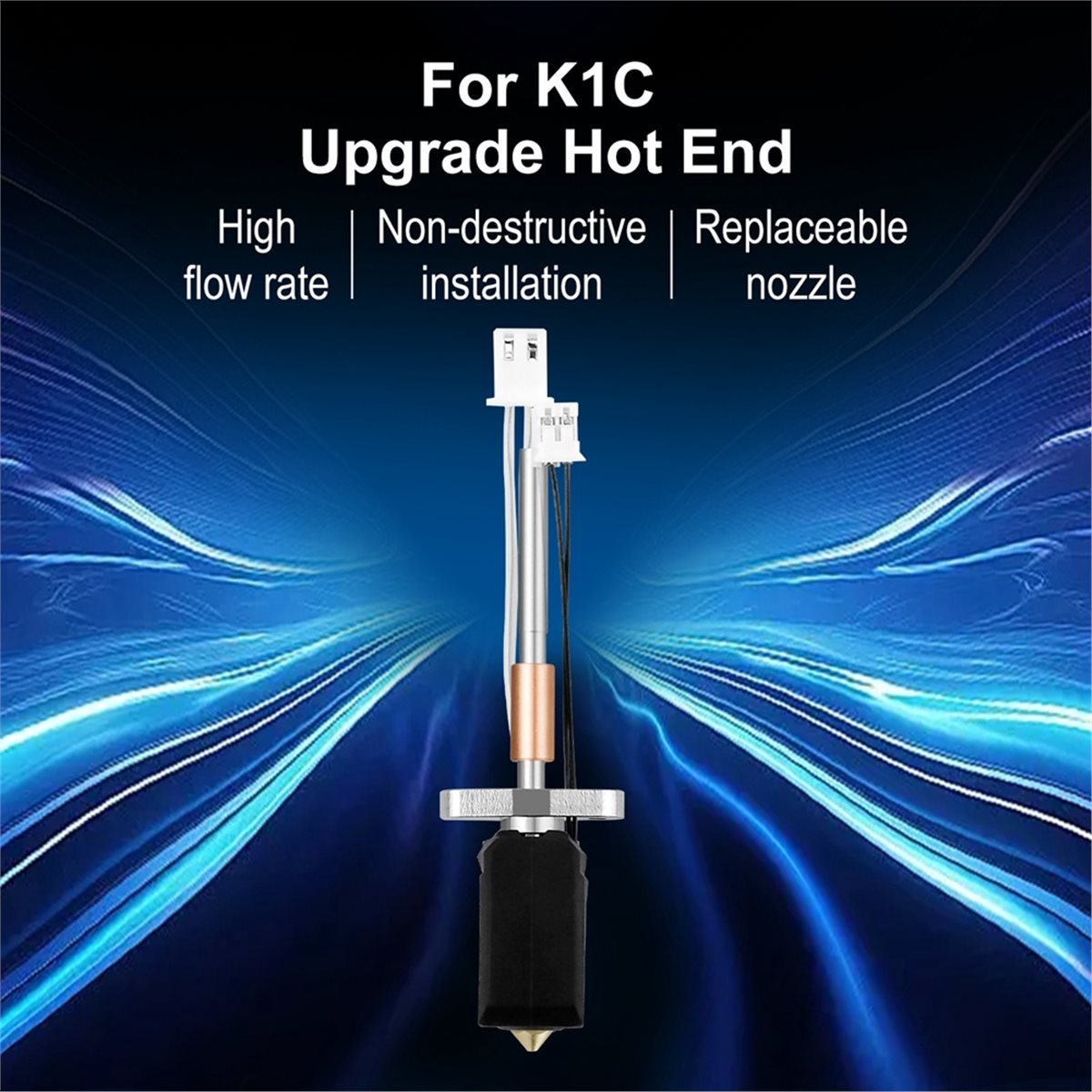 Upgrade Hotend Kit for K1C Hot - огляд і ціна 3D Printer Hotend Kit